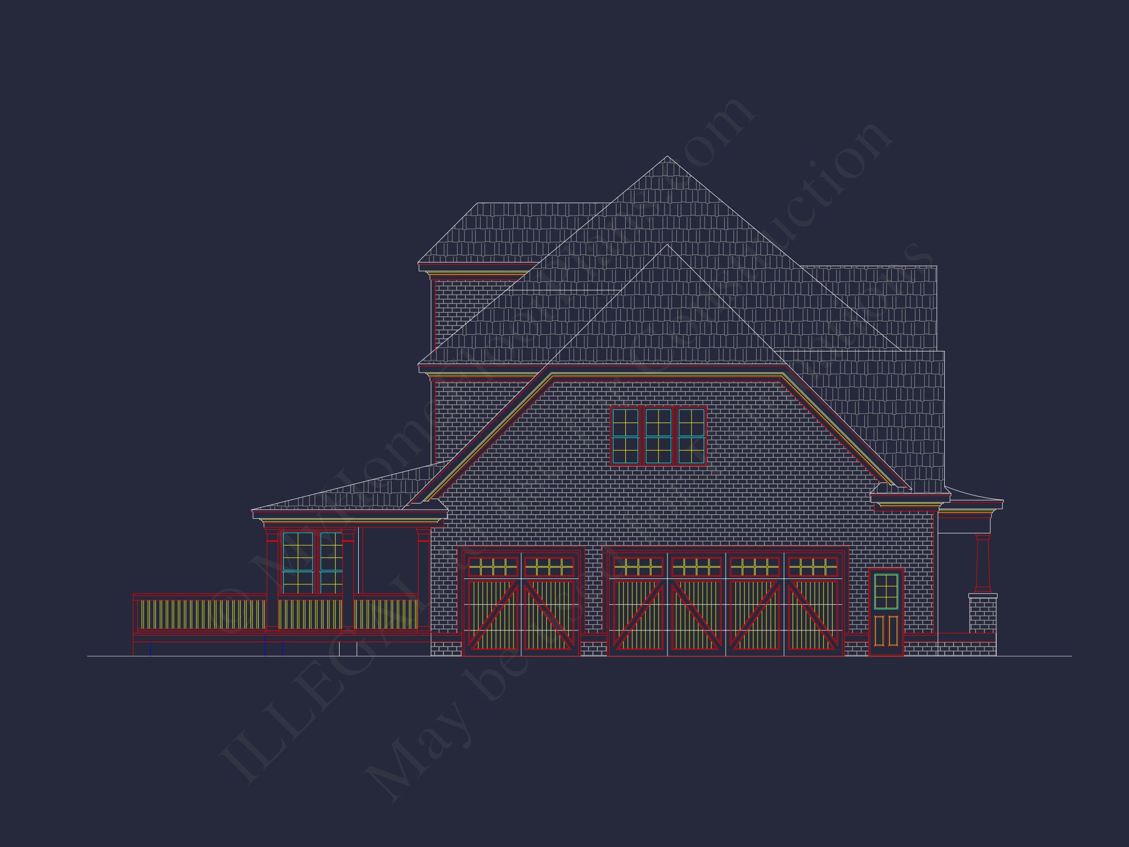 Modern Suburban house Plan with 2 Floors,CAD Designs & More