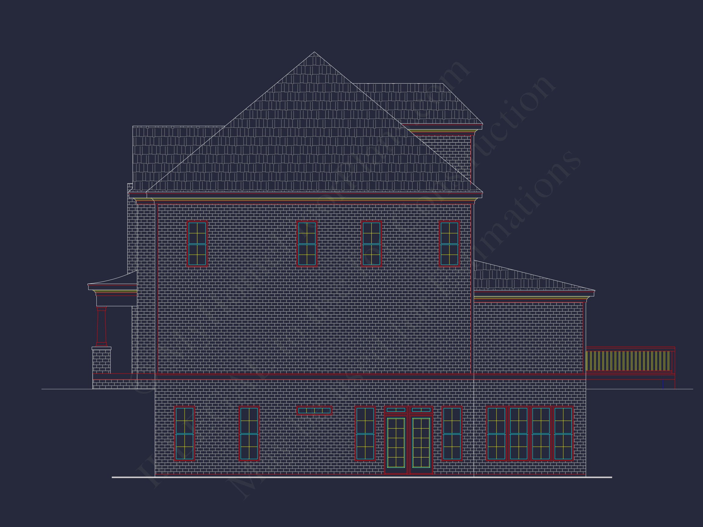 Modern Suburban house Plan with 2 Floors,CAD Designs & More