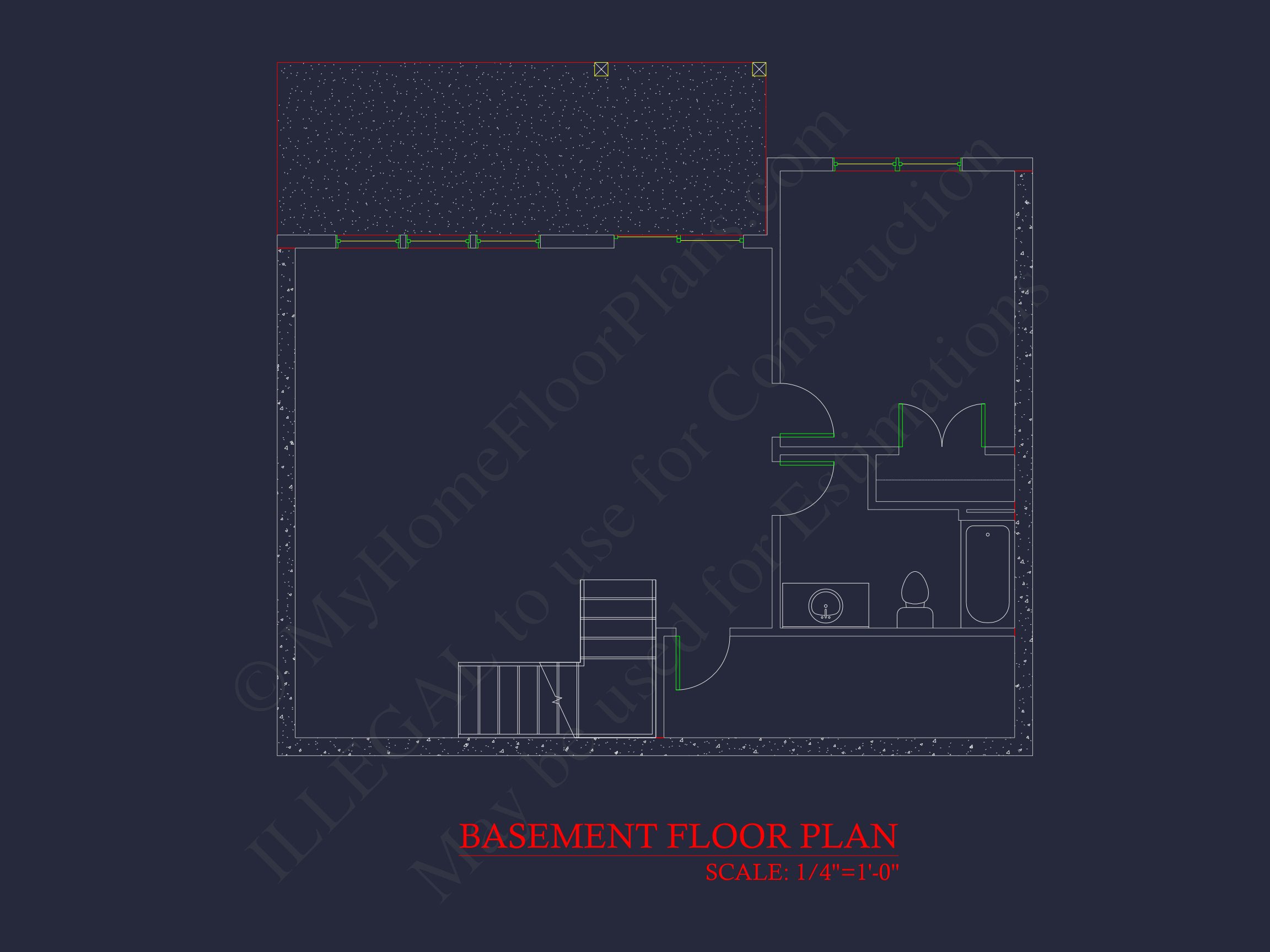 Modern Suburban house Plan with 2-Story CAD Blueprint Designs