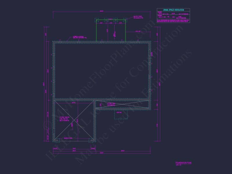 Modern Suburban house Plan with 3 Bedrooms and Open Floor Plan