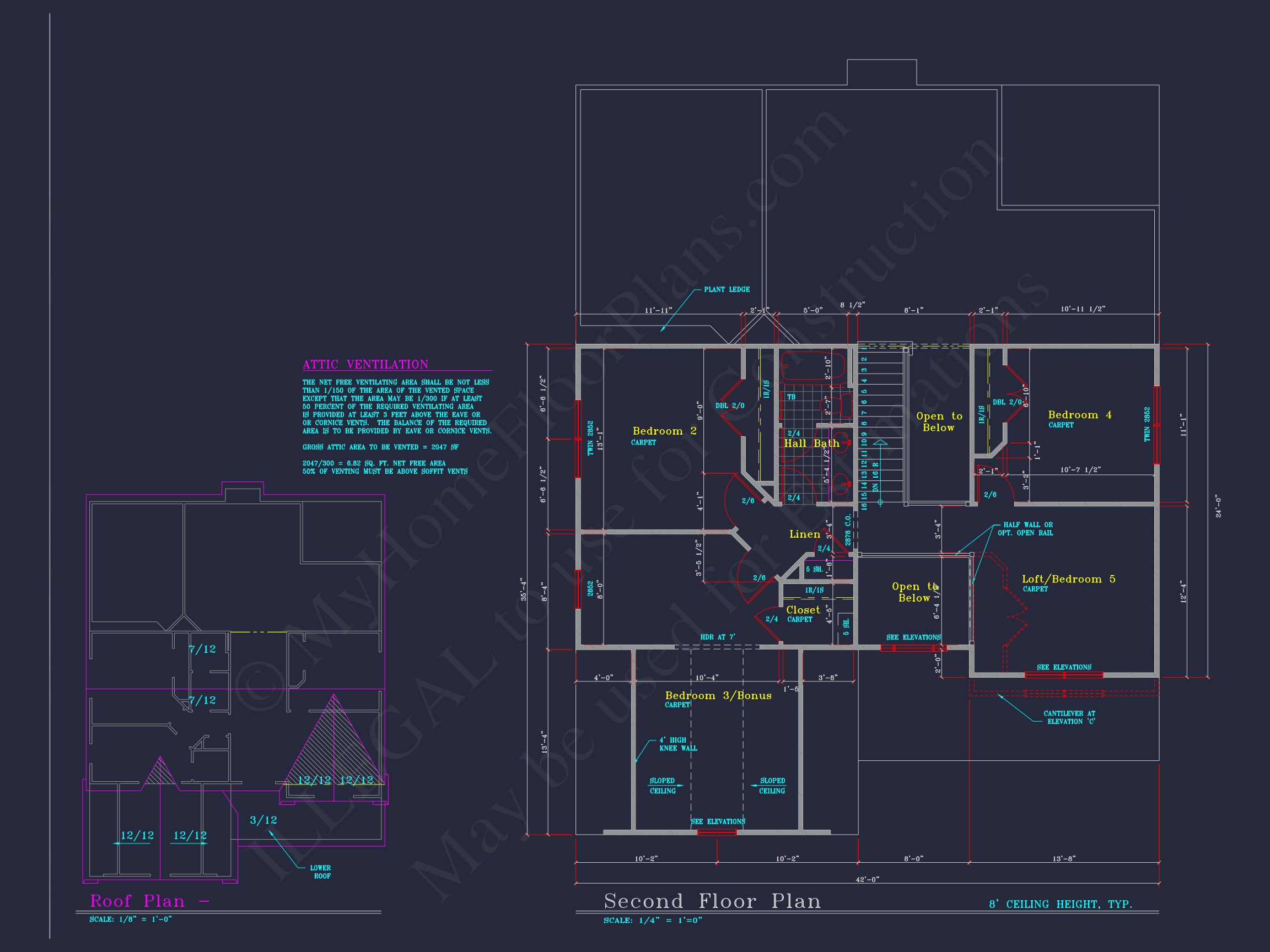Modern Suburban house Plan with 4 Bedrooms and Spacious Layout