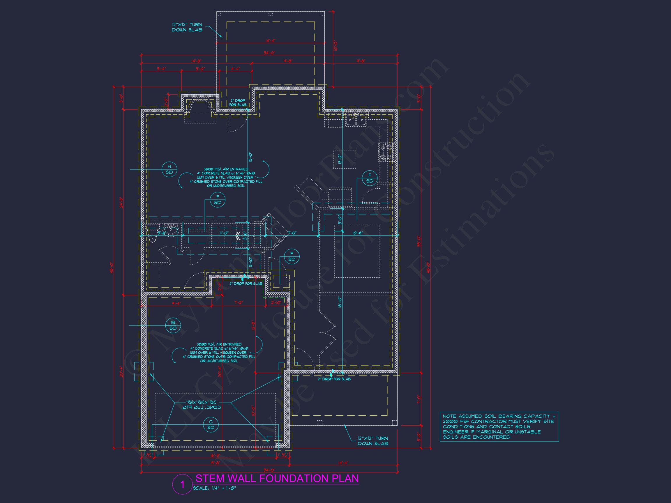 "Modern suburban house plan with detailed CAD designs showing spacious floor plans"