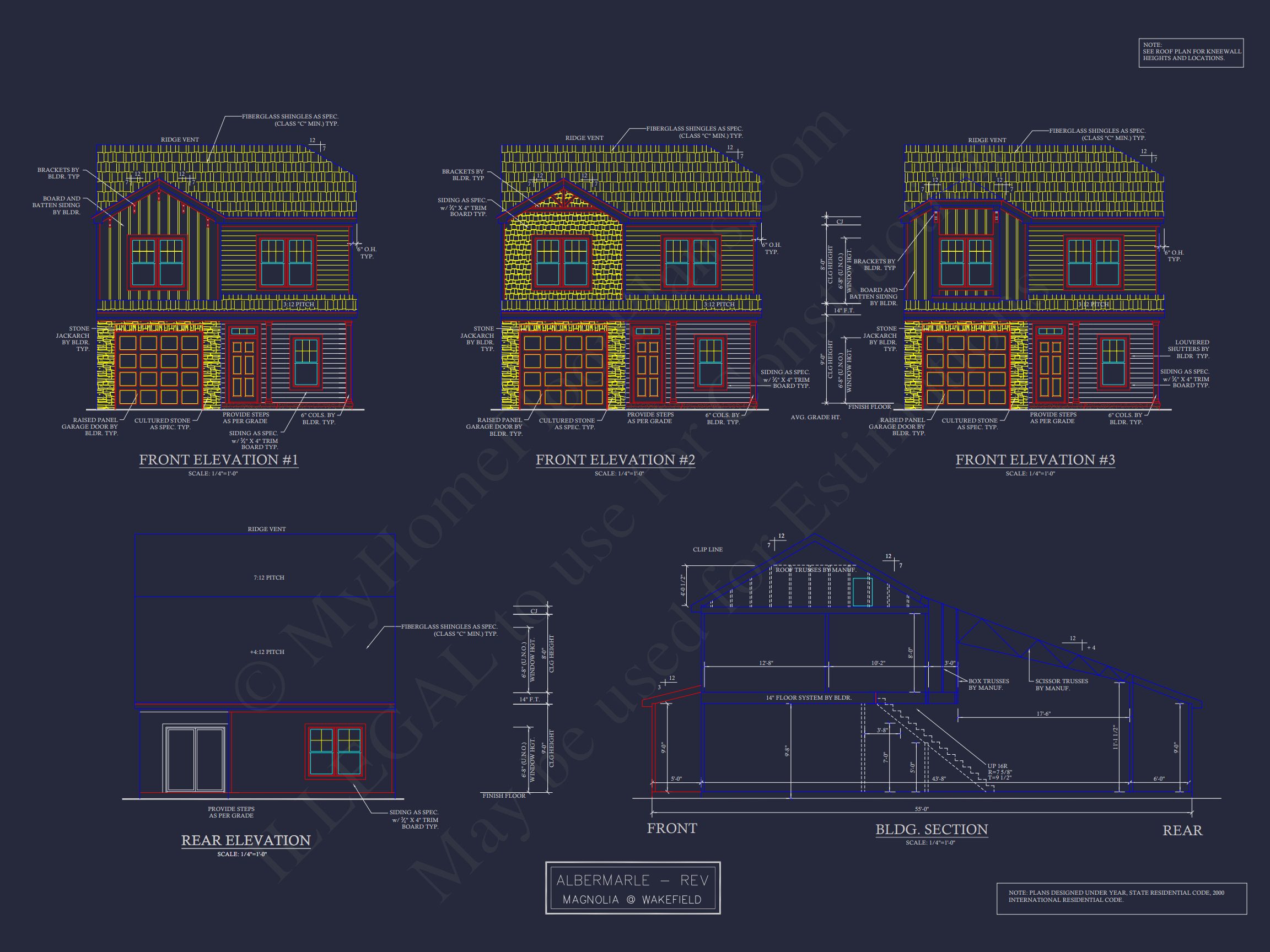 2-Story CAD Designs & Blueprint