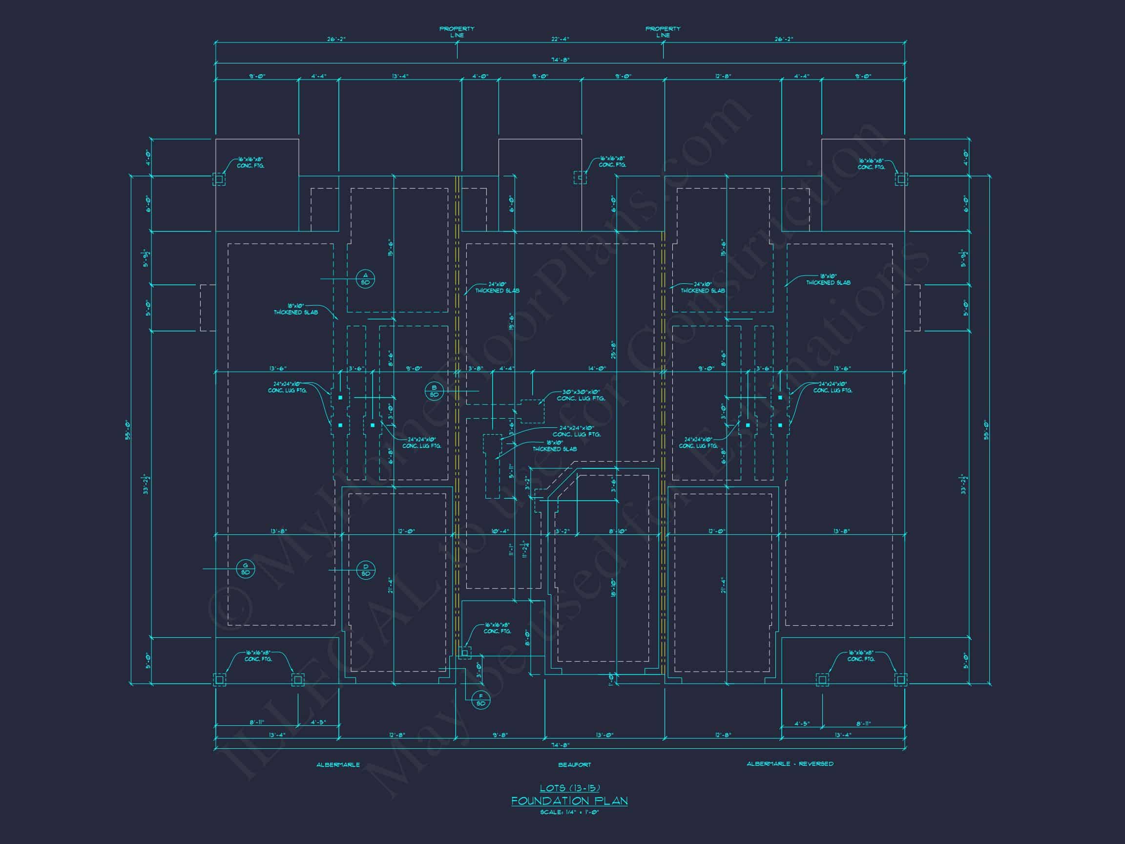 2-Story CAD Designs & Blueprint
