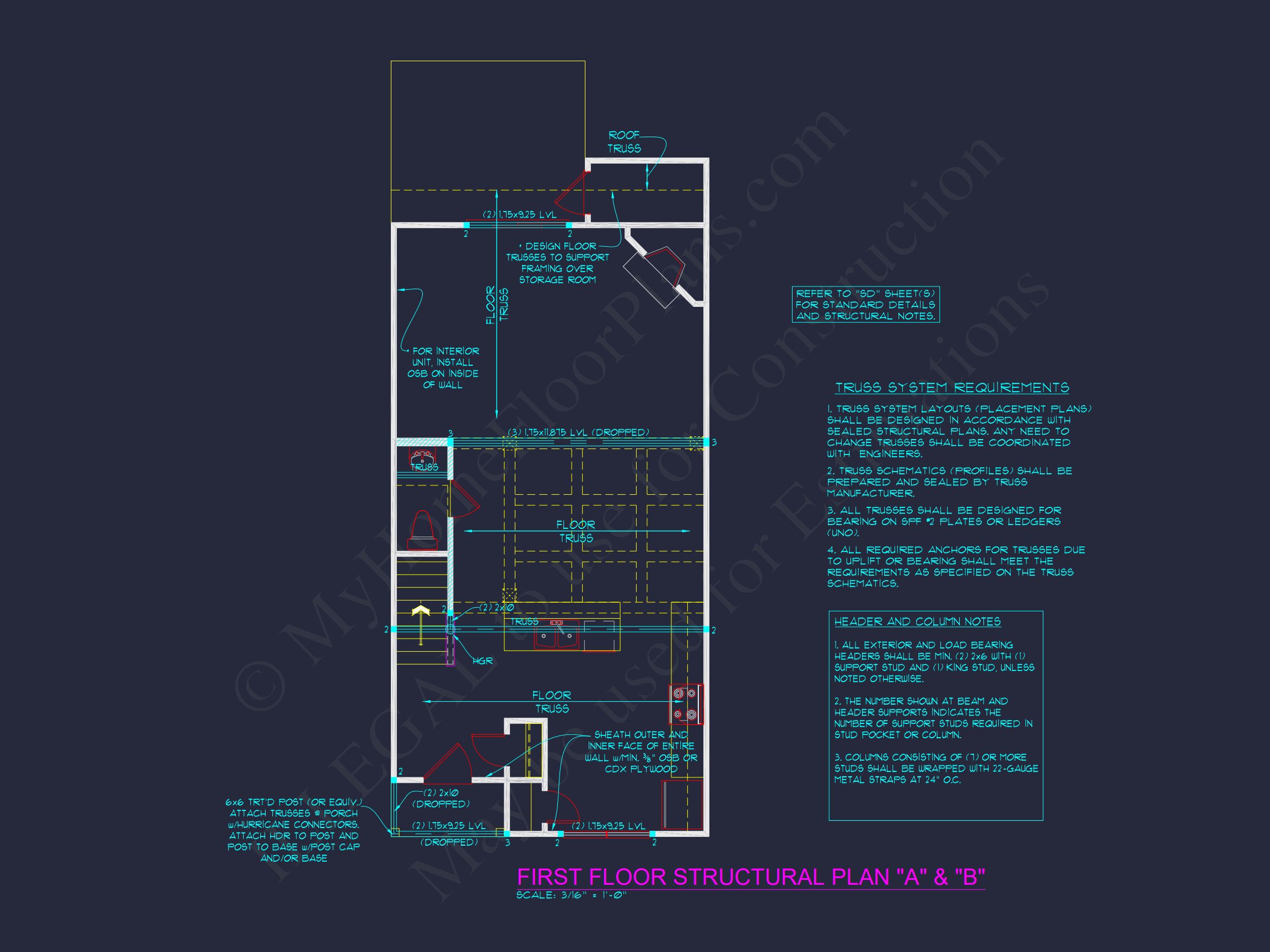 Modern Townhome Plan: Stunning 6-Unit Floor and Design Blueprint