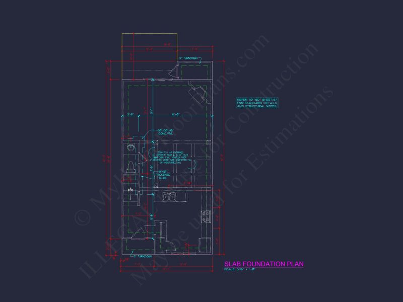 Modern Townhome Plan: Stunning 6-Unit Floor and Design Blueprint