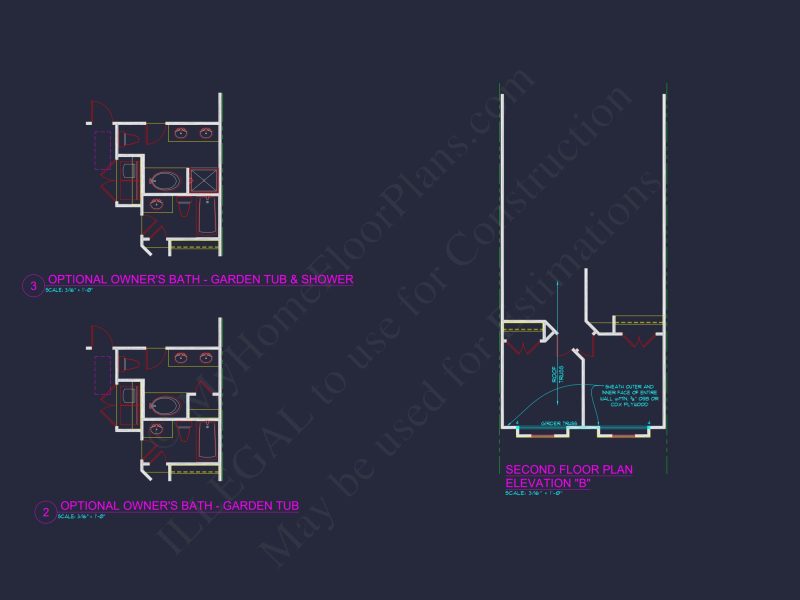 Modern Townhome Plan: Stunning 6-Unit Floor and Design Blueprint