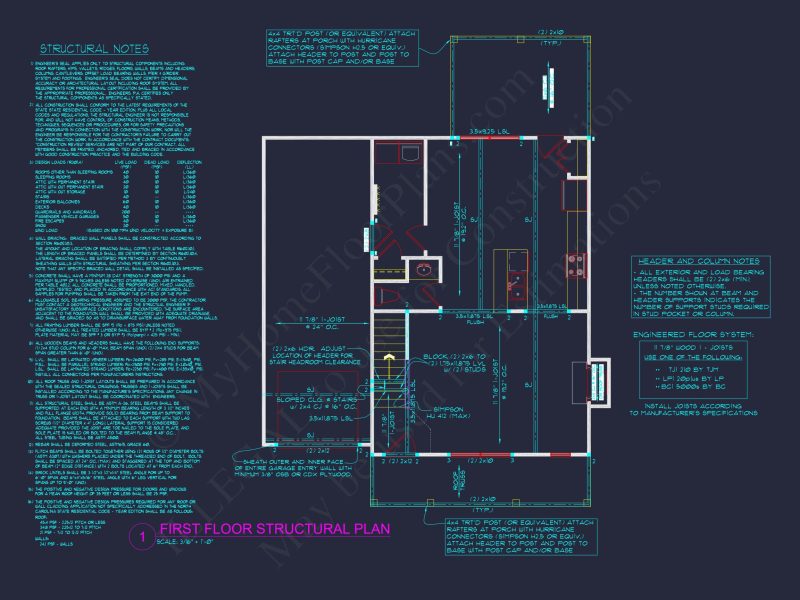 Modern Traditional house Plan