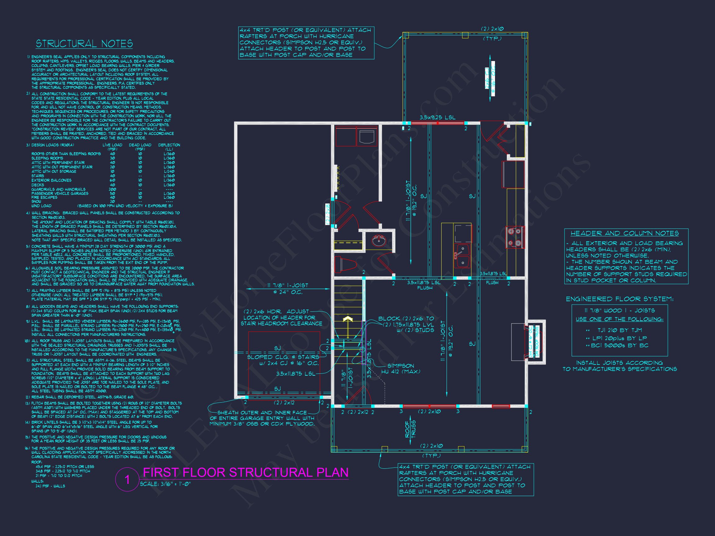 Modern Traditional house Plan