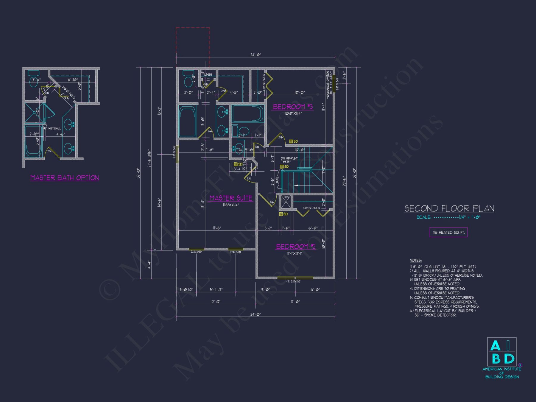 Modern Traditional house Plan with 2-Story CAD Designs