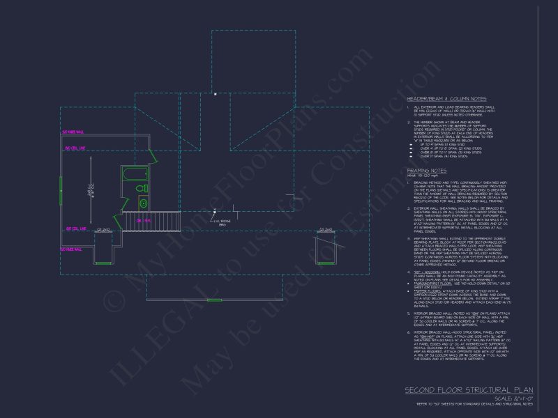 Modern Traditional house Plan with CAD Architectural Designs