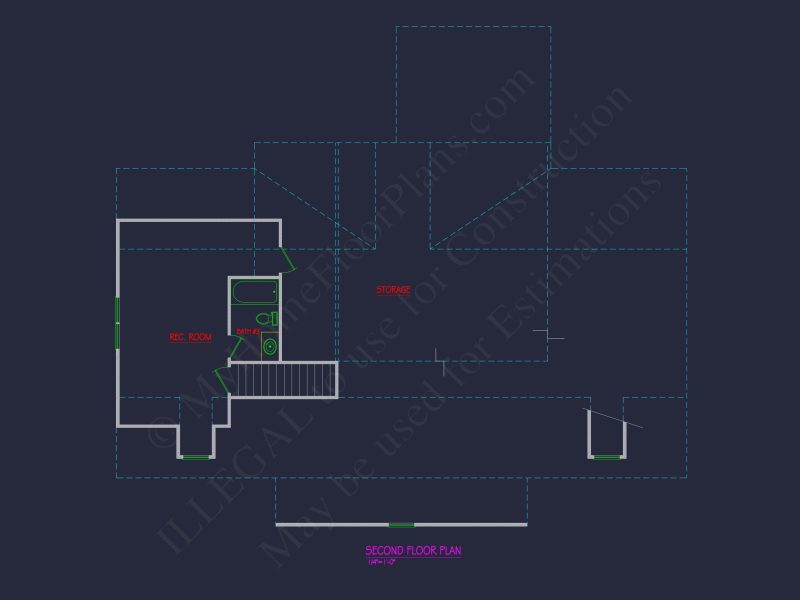 Modern Traditional house Plan with CAD Architectural Designs