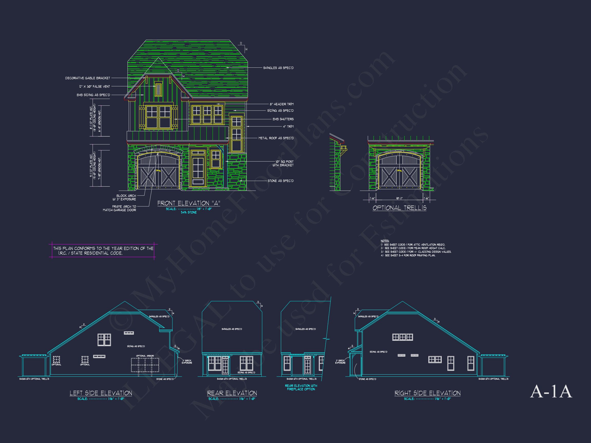 Sophisticated house Plan with CAD Customized Architecture
