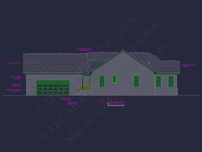 Spacious 2-Story house Plan with 3 Bedrooms and Bonus Room