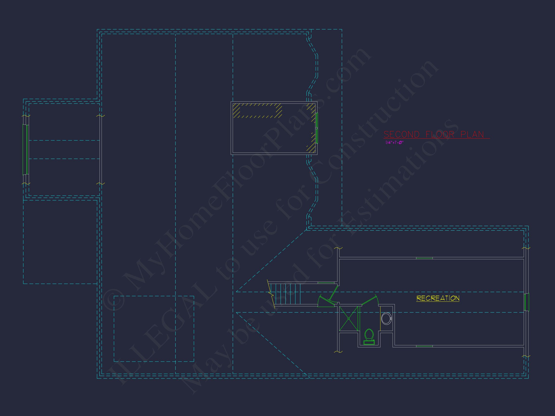 Spacious 2-Story house Plan with 3 Bedrooms and Bonus Room