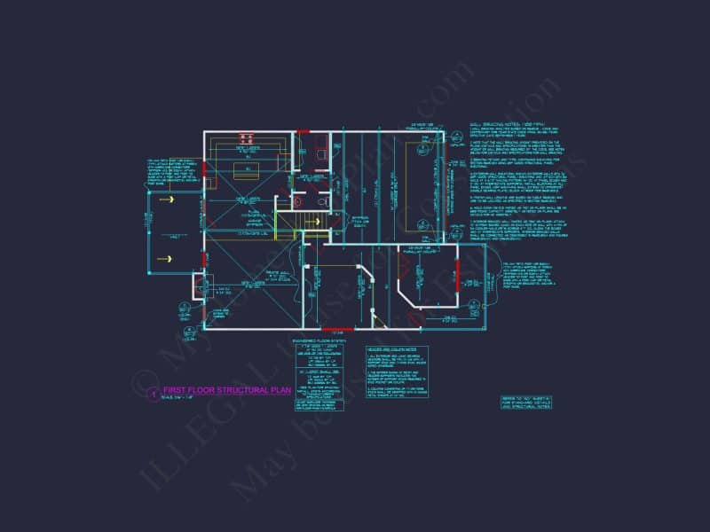 Spacious 2.5-Story house Plan with Open Floor CAD Designs