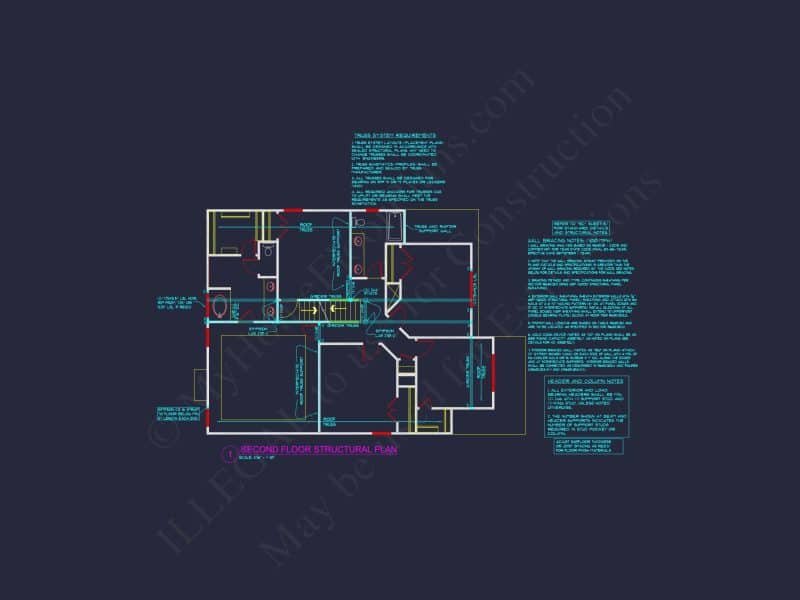 Spacious 2.5-Story house Plan with Open Floor CAD Designs
