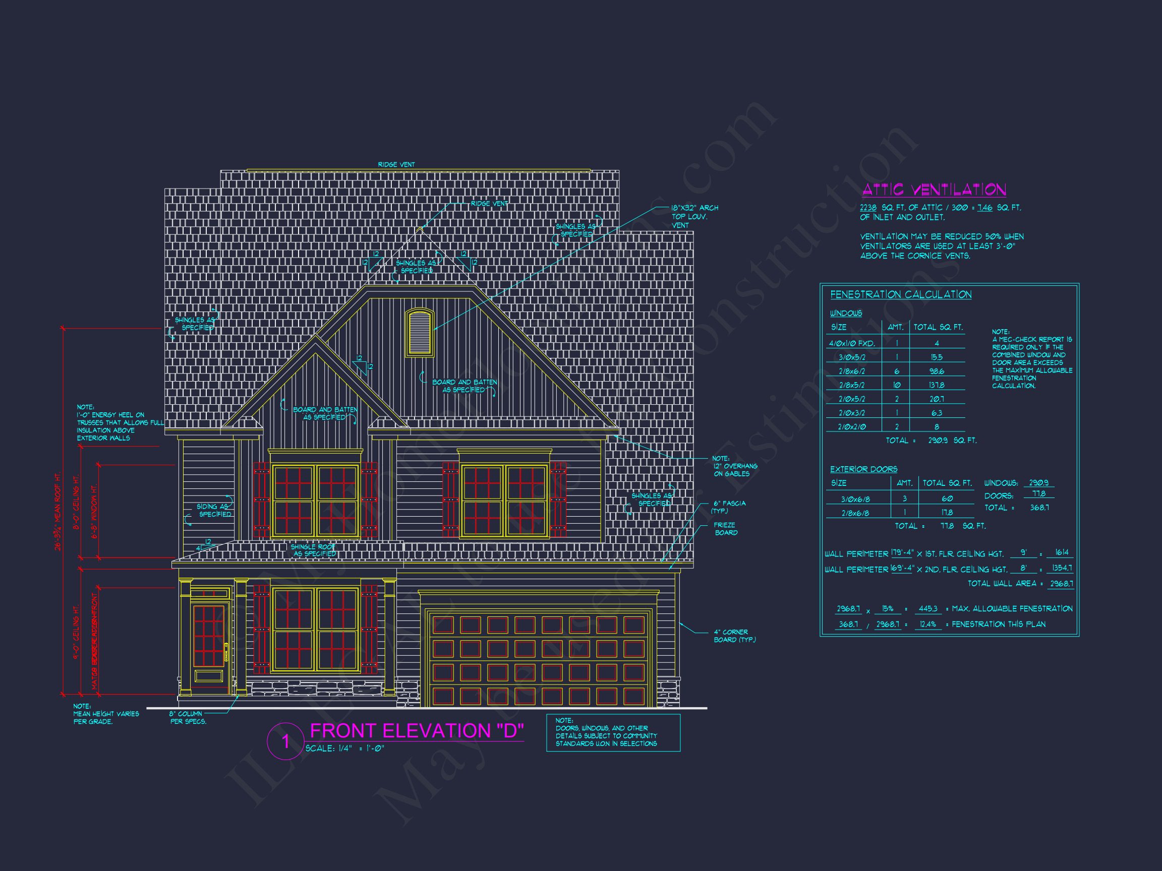 Spacious 2.5-Story house Plan with Open Floor CAD Designs