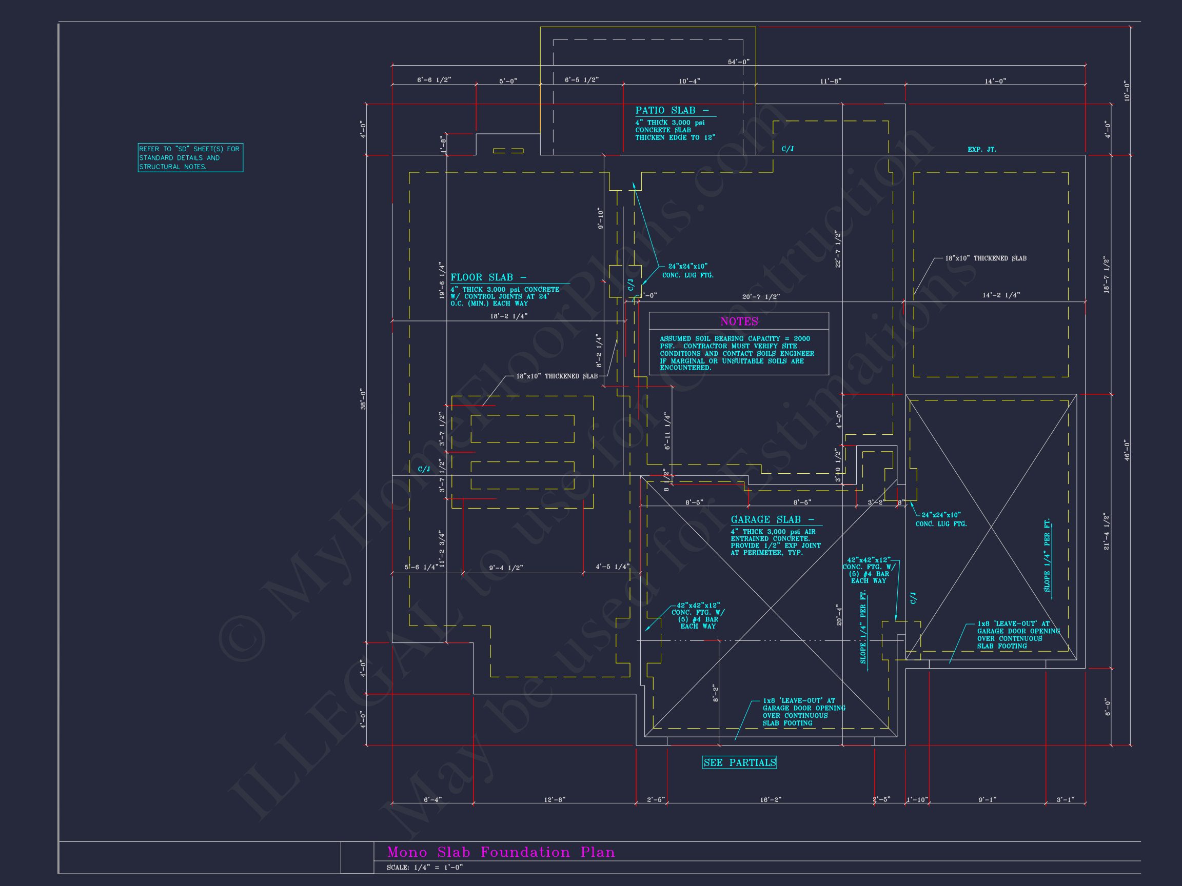 Spacious 3-Story house Plan with 4 Beds,3-Car Garage & CAD Designs
