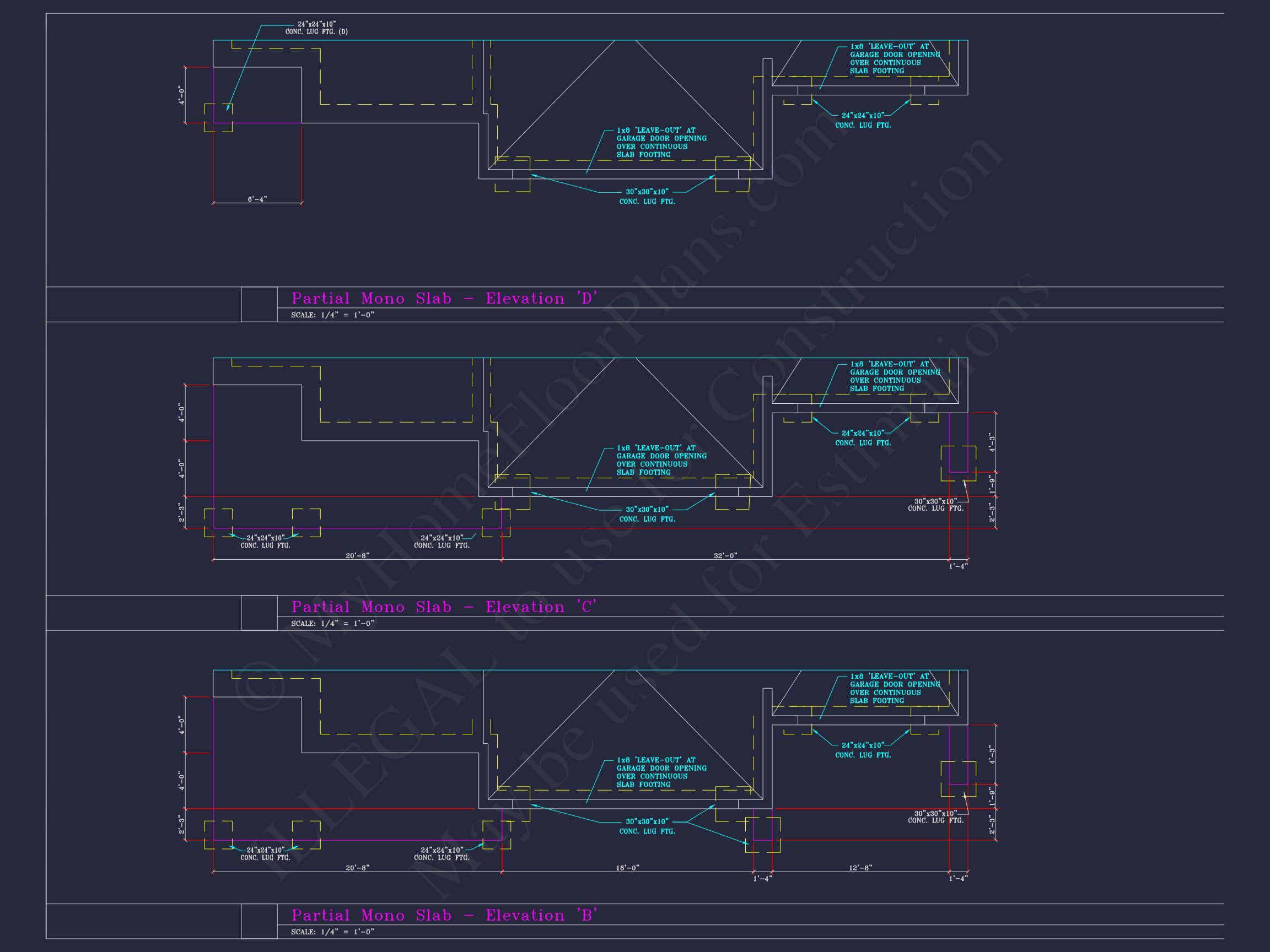 Spacious 3-Story house Plan with 4 Beds,3-Car Garage & CAD Designs