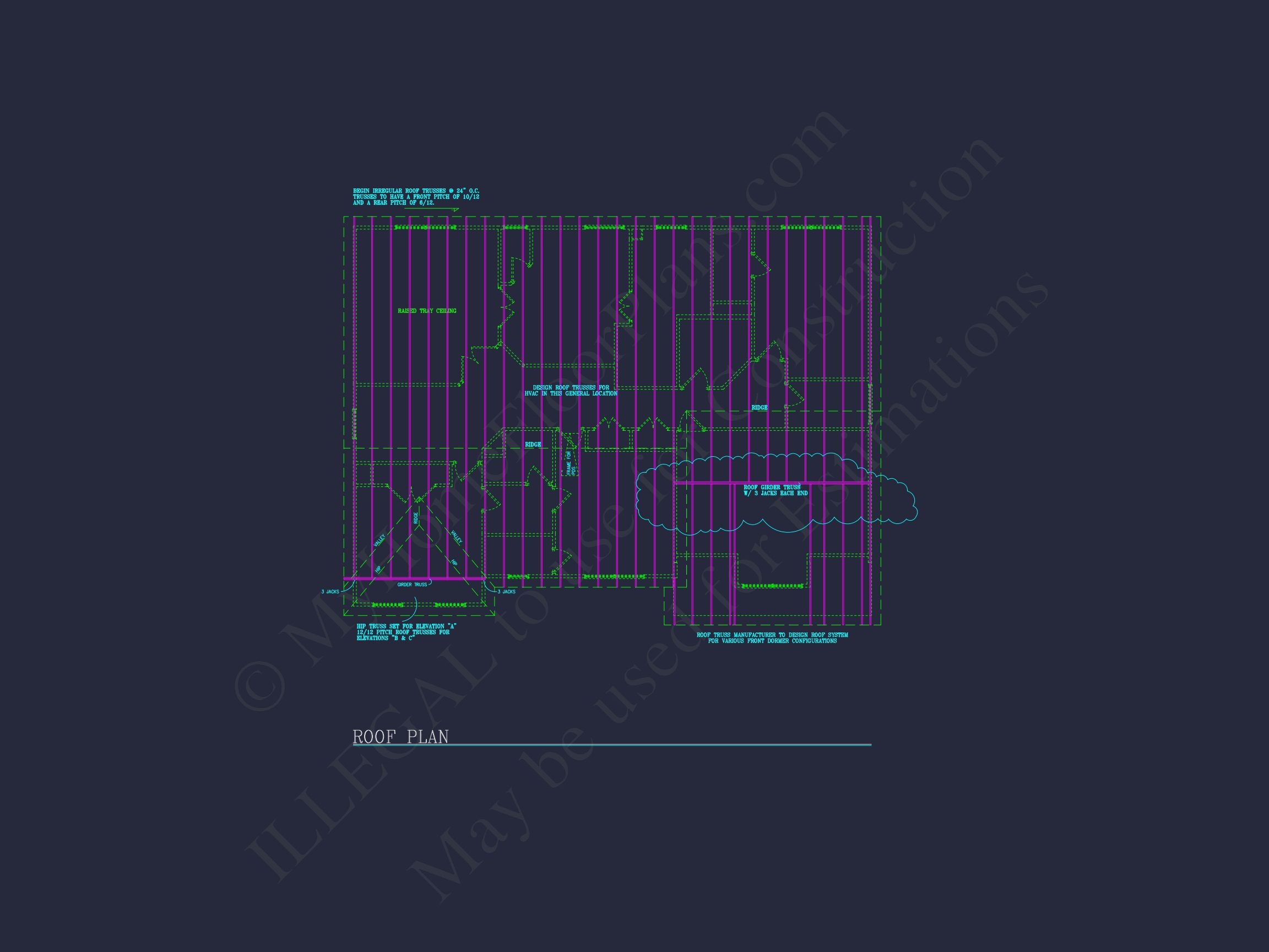 Spacious 4-Bedroom house Plan with CAD Blueprints and Modern Designs