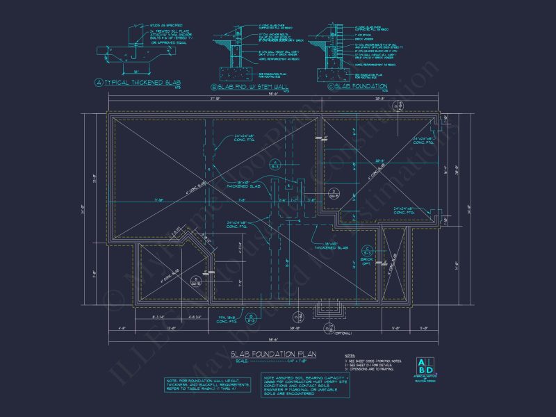 Spacious 4-Bedroom house Plan with CAD Designs and Floor Blueprints