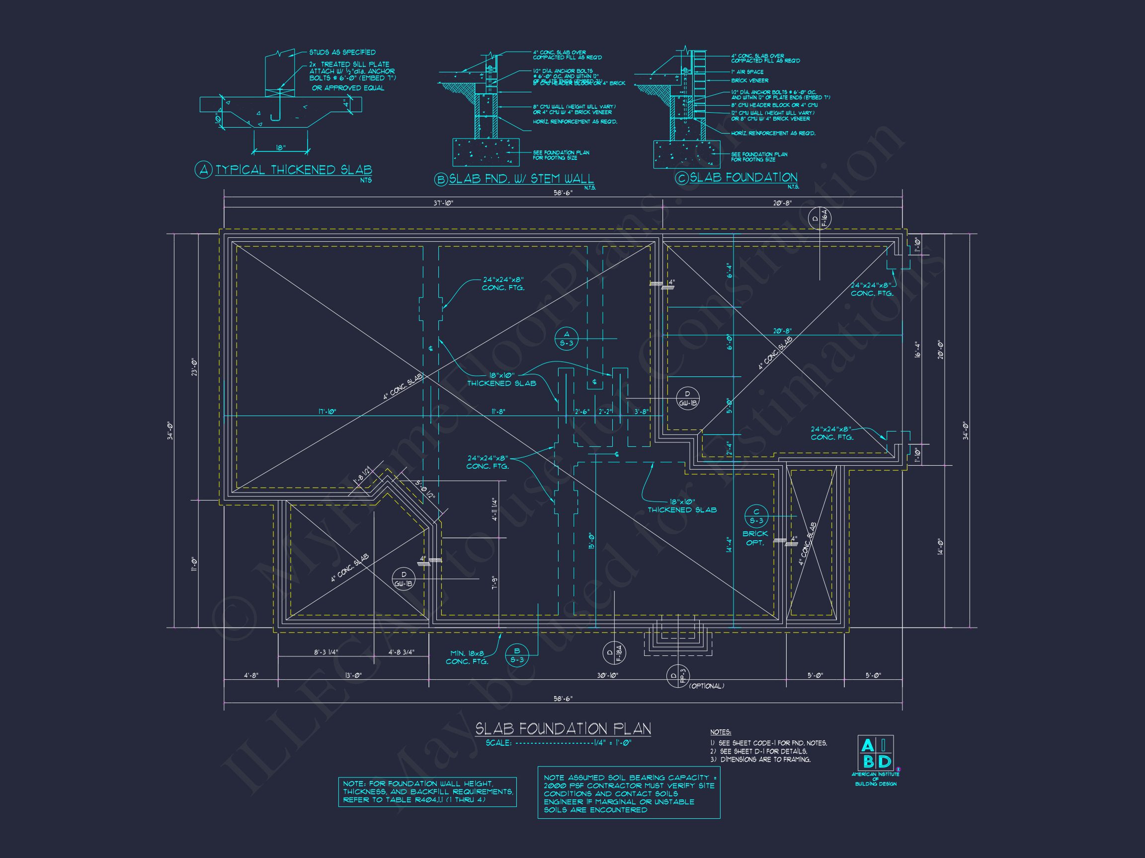 Spacious 4-Bedroom house Plan with CAD Designs and Floor Blueprints
