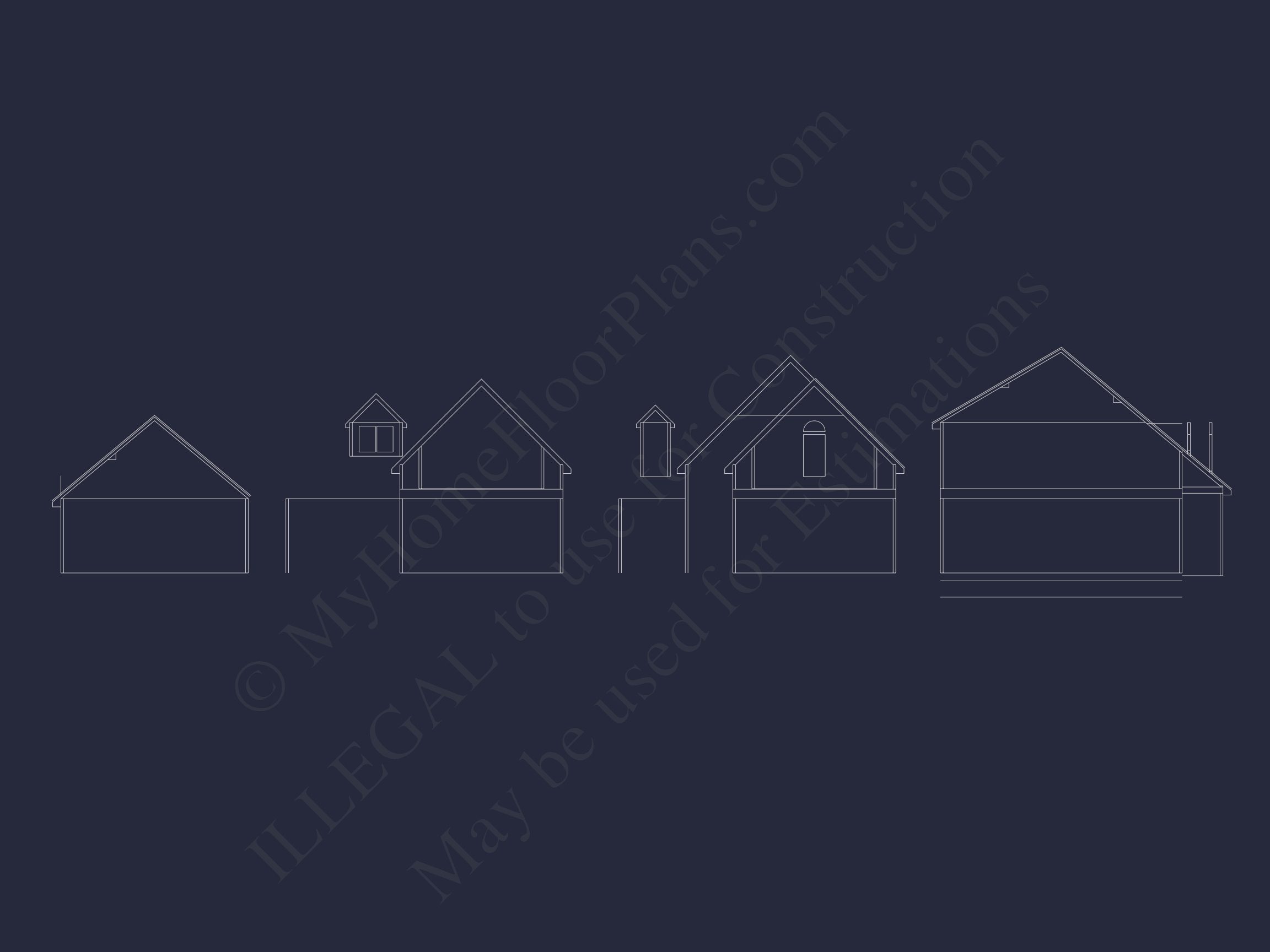 Spacious 4-Bedroom house Plan with CAD Designs and Floor Blueprints