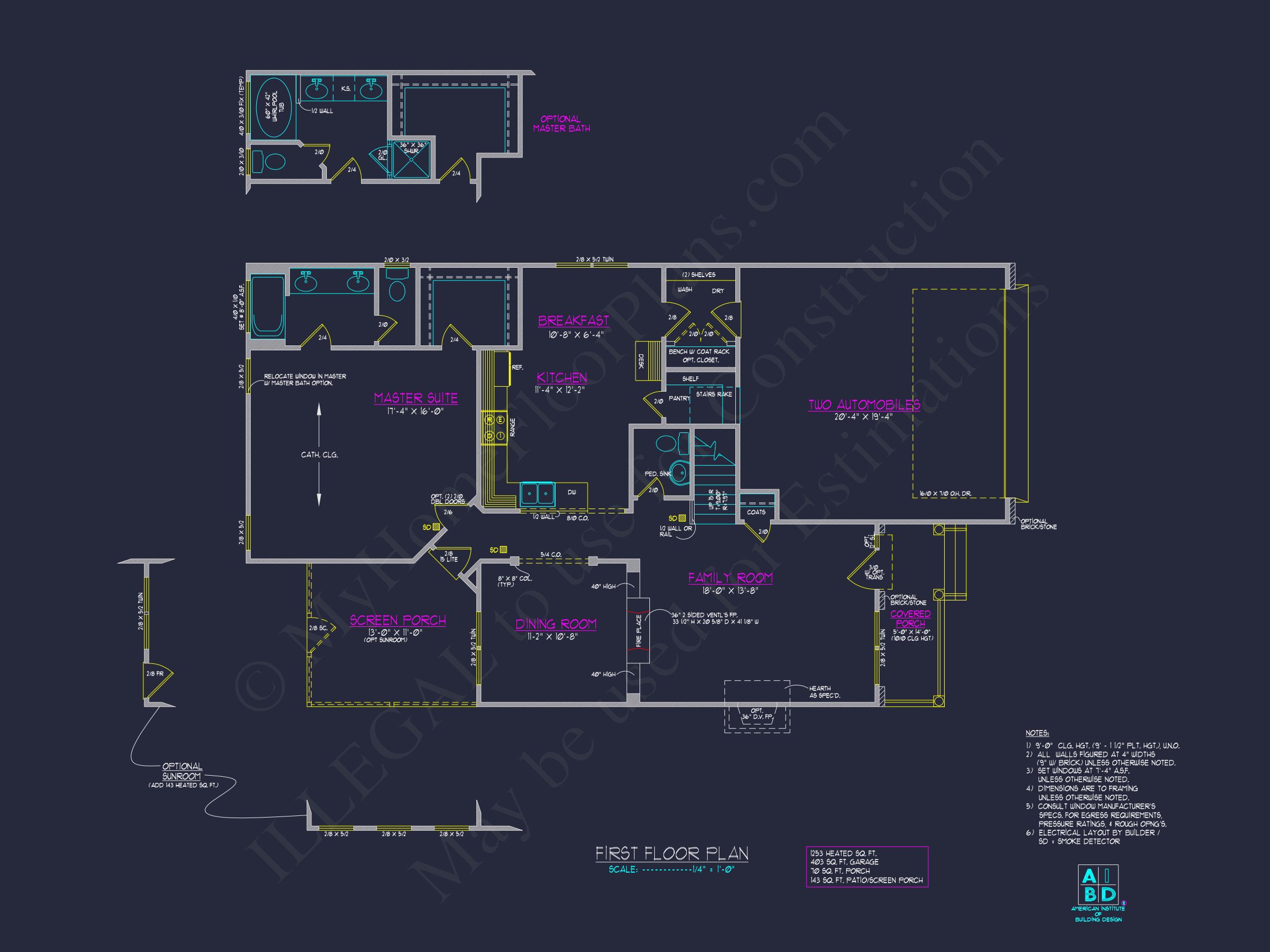 Spacious 4-Bedroom house Plan with CAD Designs and Floor Blueprints