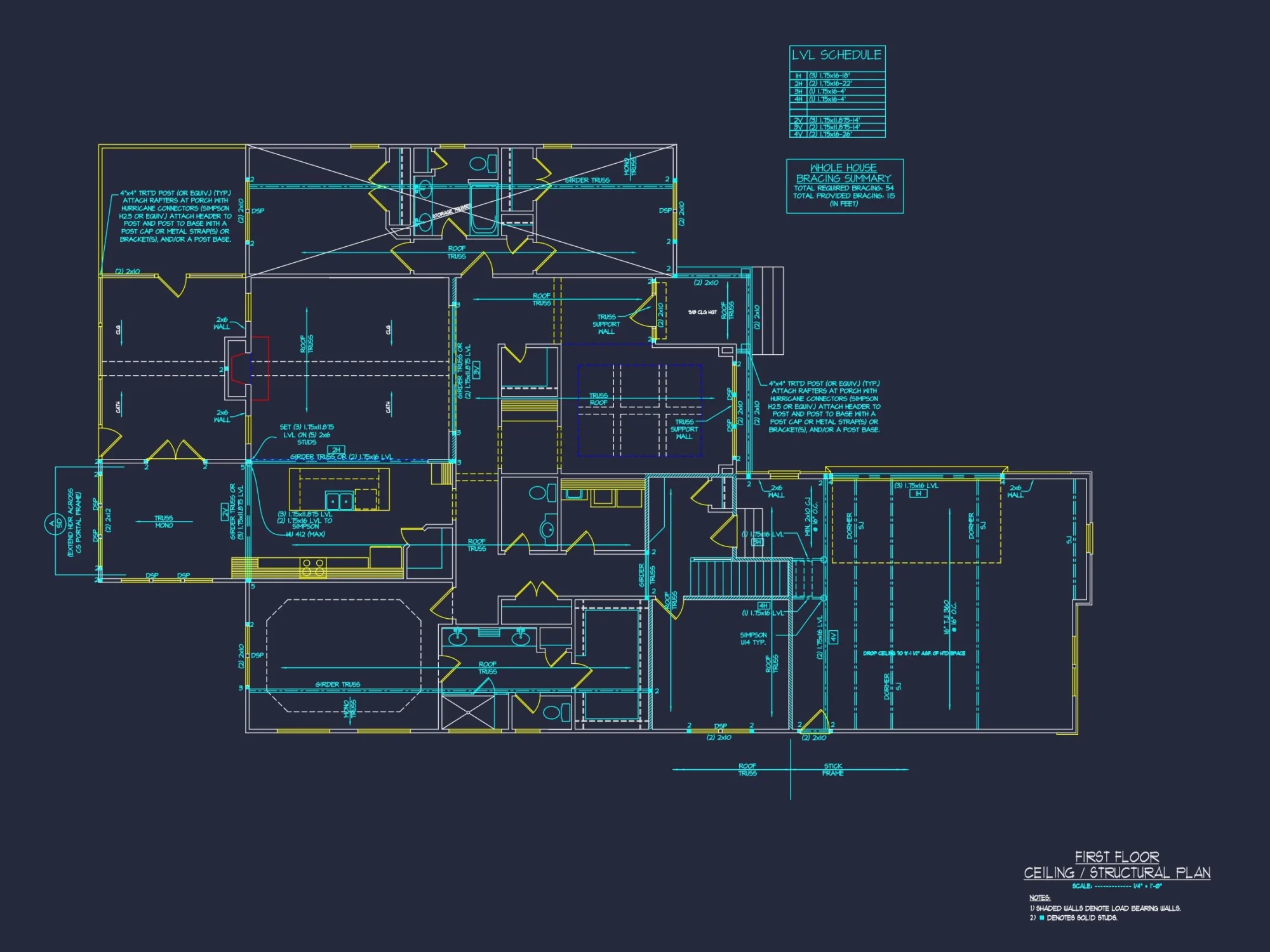 Spacious Craftsman house Plan with Modern Designs & CAD Blueprint