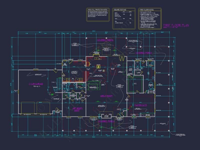 Spacious house Floor Plan: Blueprint CAD Designs for Dream Architecture