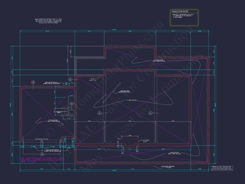 Spacious house Floor Plan: Blueprint CAD Designs for Dream Architecture