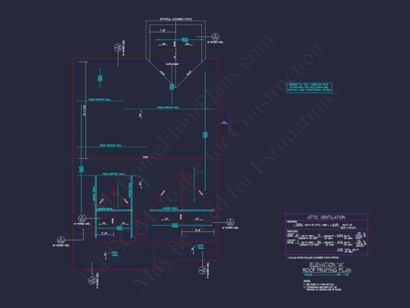 Spacious house Floor Plan with CAD Blueprints and Designs