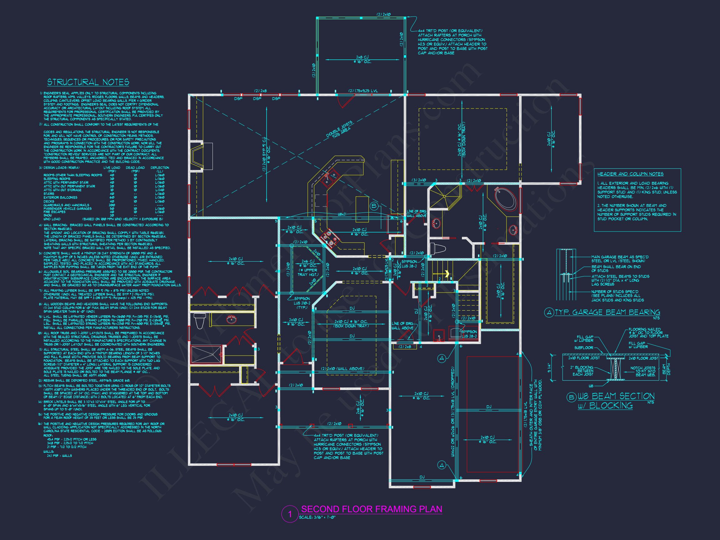 Spacious house Floor Plan with CAD Designs & Detailed Blueprint