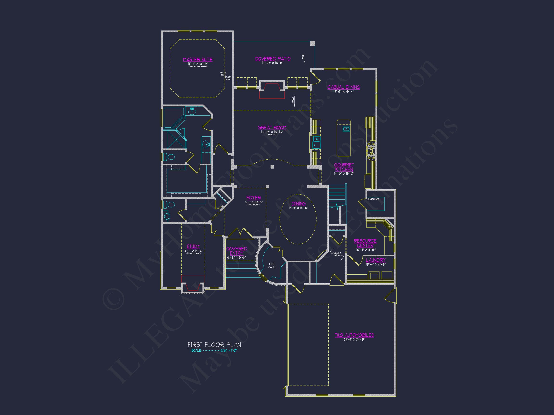 Spacious house Plan Featuring 3 Bedrooms,Blueprint & CAD