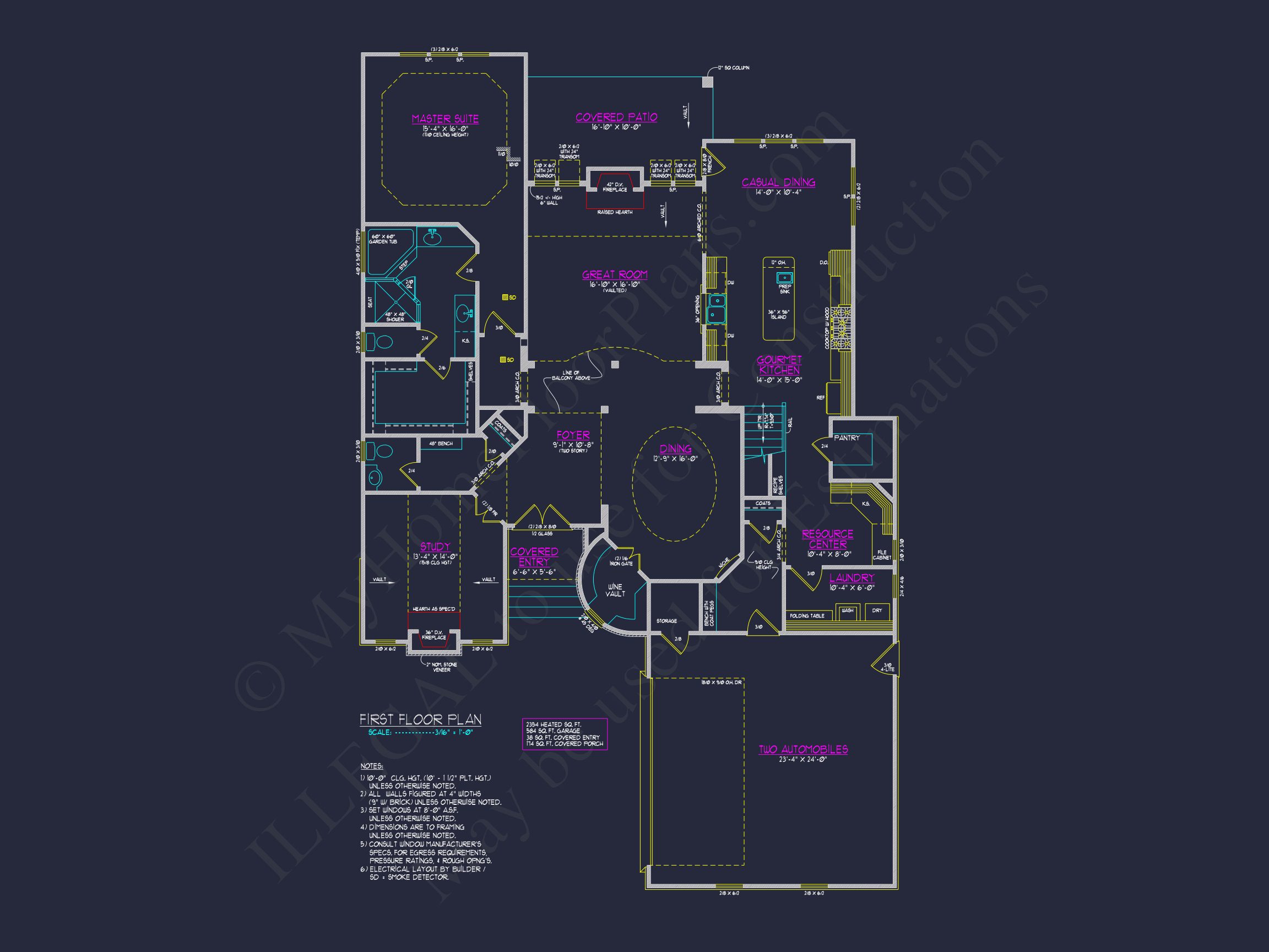Spacious house Plan Featuring 3 Bedrooms,Blueprint & CAD