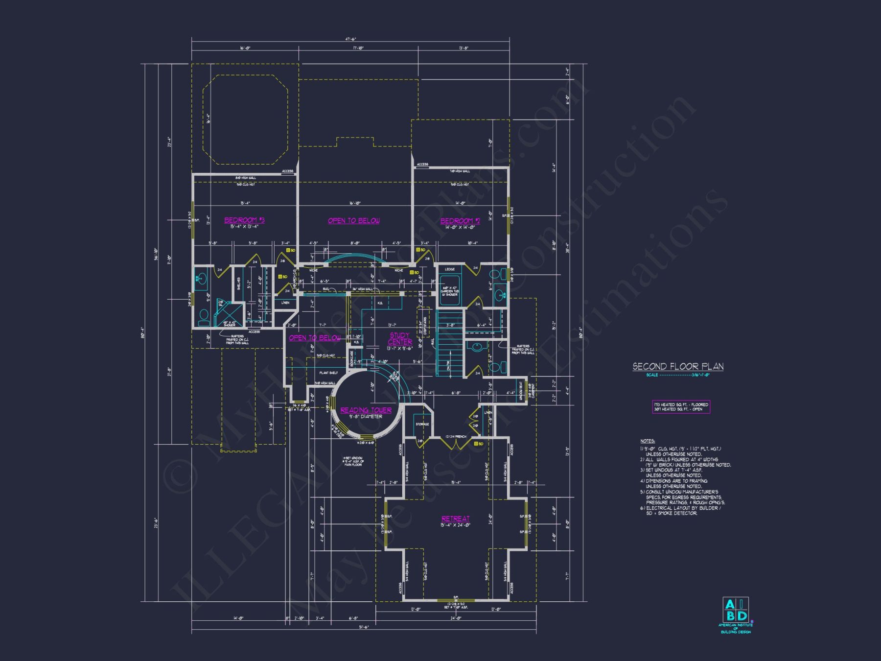 Spacious house Plan Featuring 3 Bedrooms, Blueprint & CAD