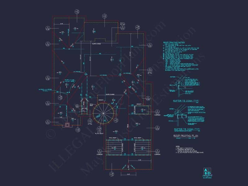 Spacious house Plan Featuring 3 Bedrooms, Blueprint & CAD