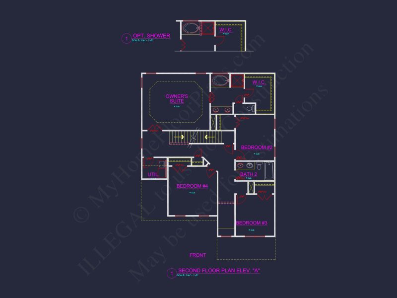 Spacious house Plan with CAD Designs & Architectural Blueprint