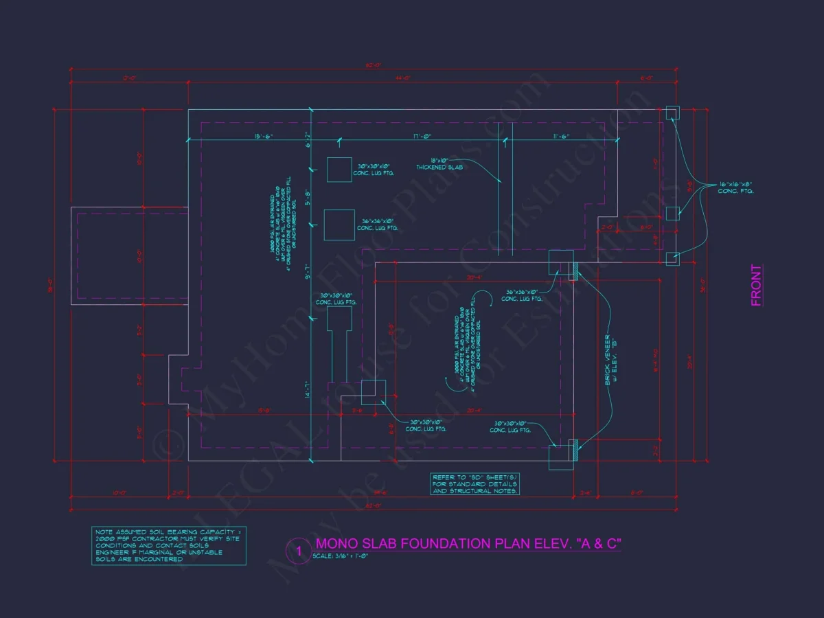 Spacious house Plan with CAD Designs & Architectural Blueprint