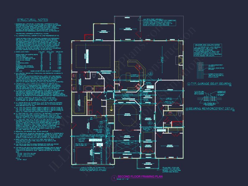 Stunning CAD house Floor Plan with 1.5 Stories and 3 Bedrooms