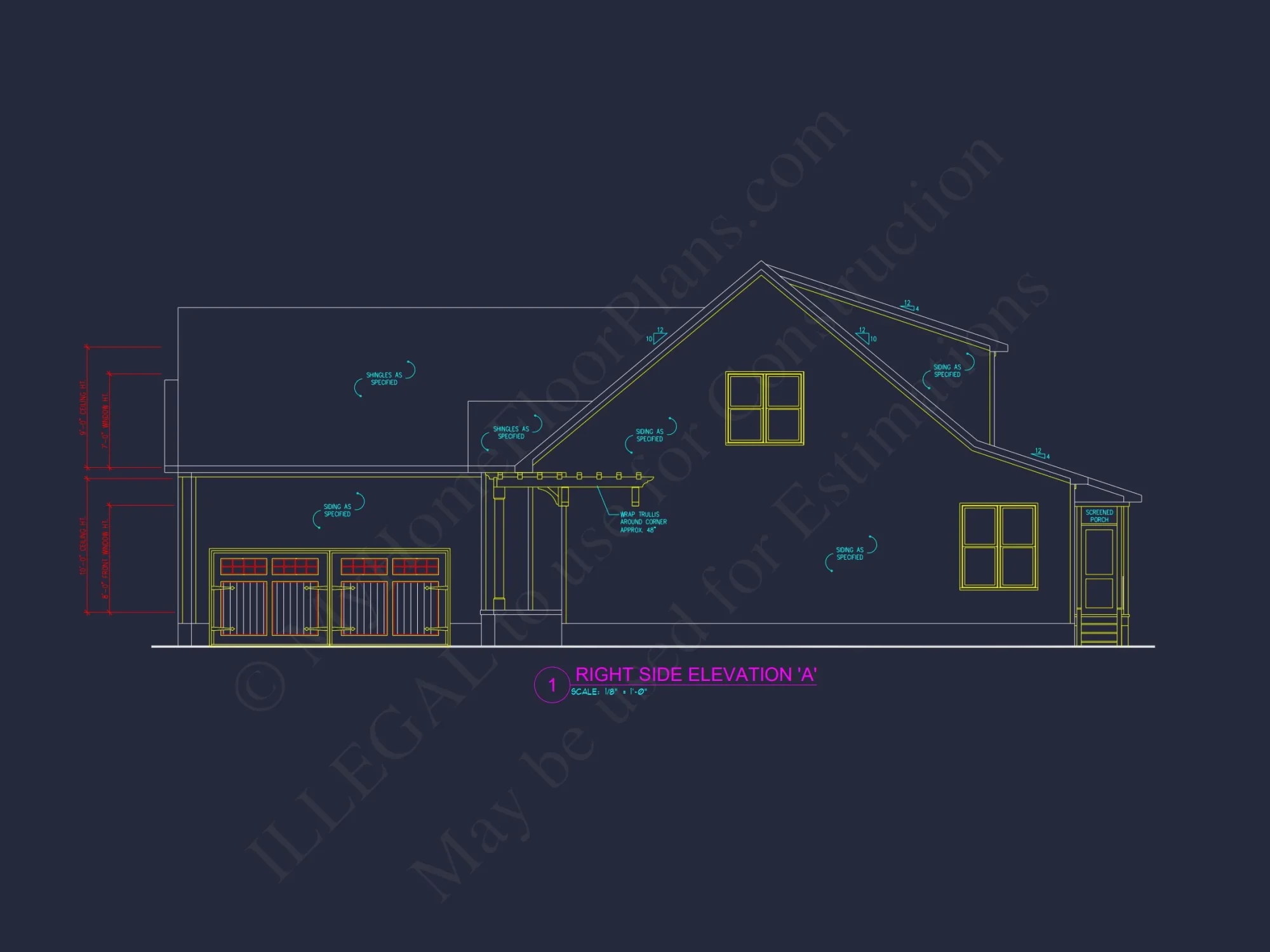 Stunning Craftsman house Plan with 3 Beds, 2 Baths, CAD Designs