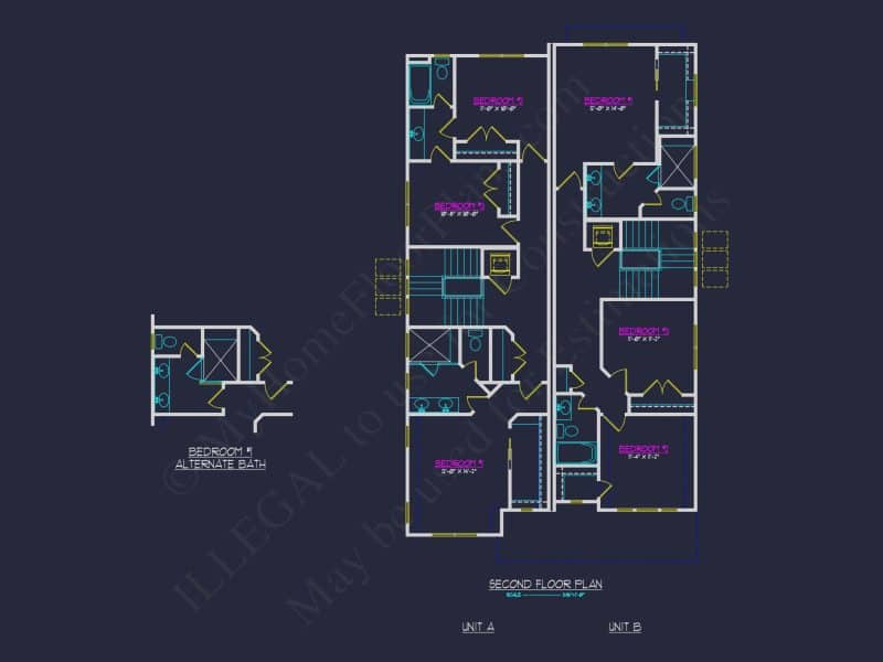 Stunning Duplex house Plan: Detailed Floor Plan and CAD Designs