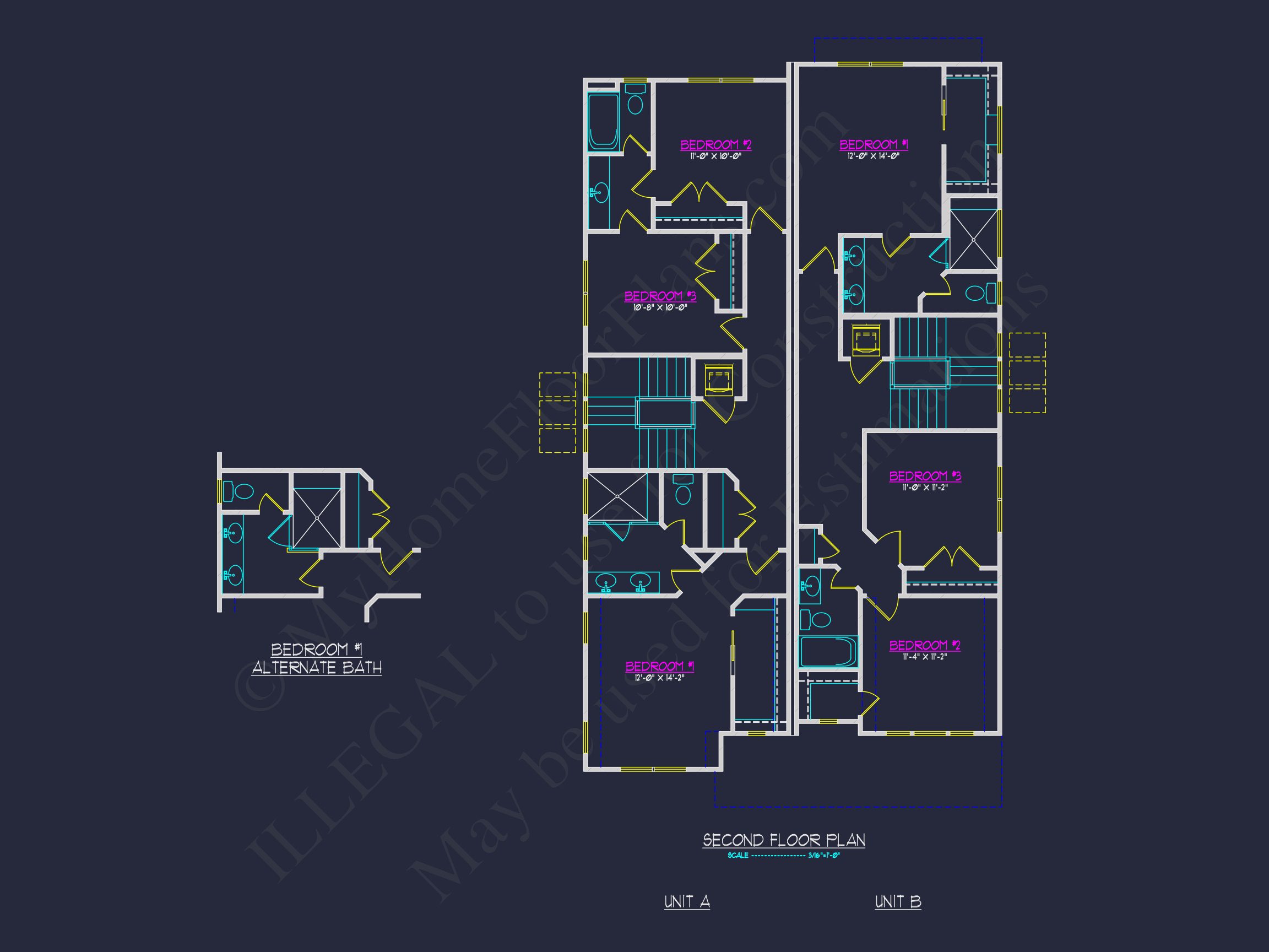 Stunning Duplex house Plan: Detailed Floor Plan and CAD Designs