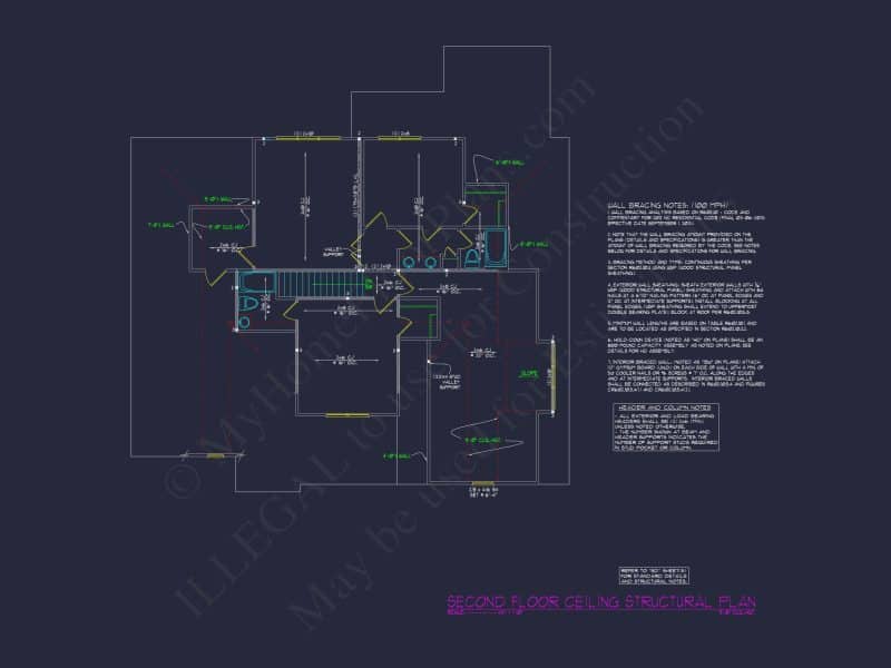 Stunning house Floor Plan: Architectural CAD & Designs