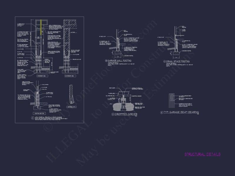 Stunning house Floor Plan: Architectural CAD & Designs