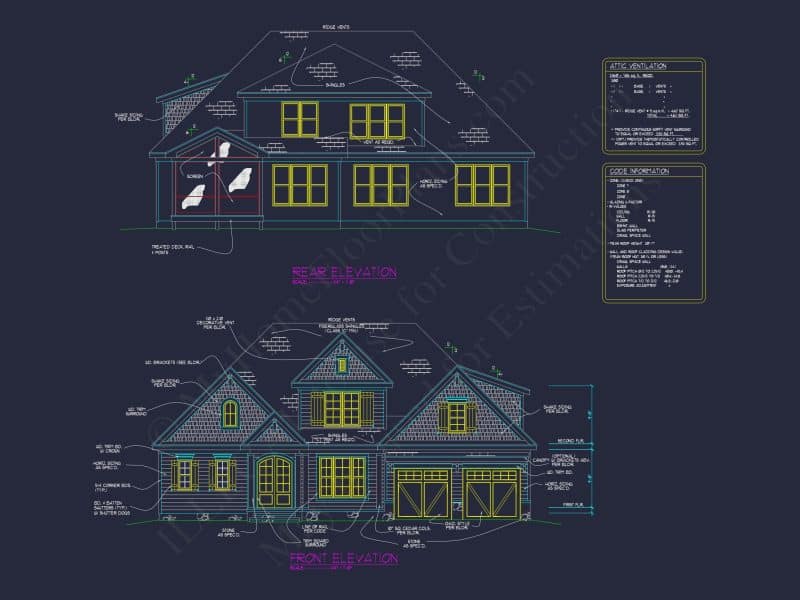 Stunning house Floor Plan: Architectural CAD & Designs