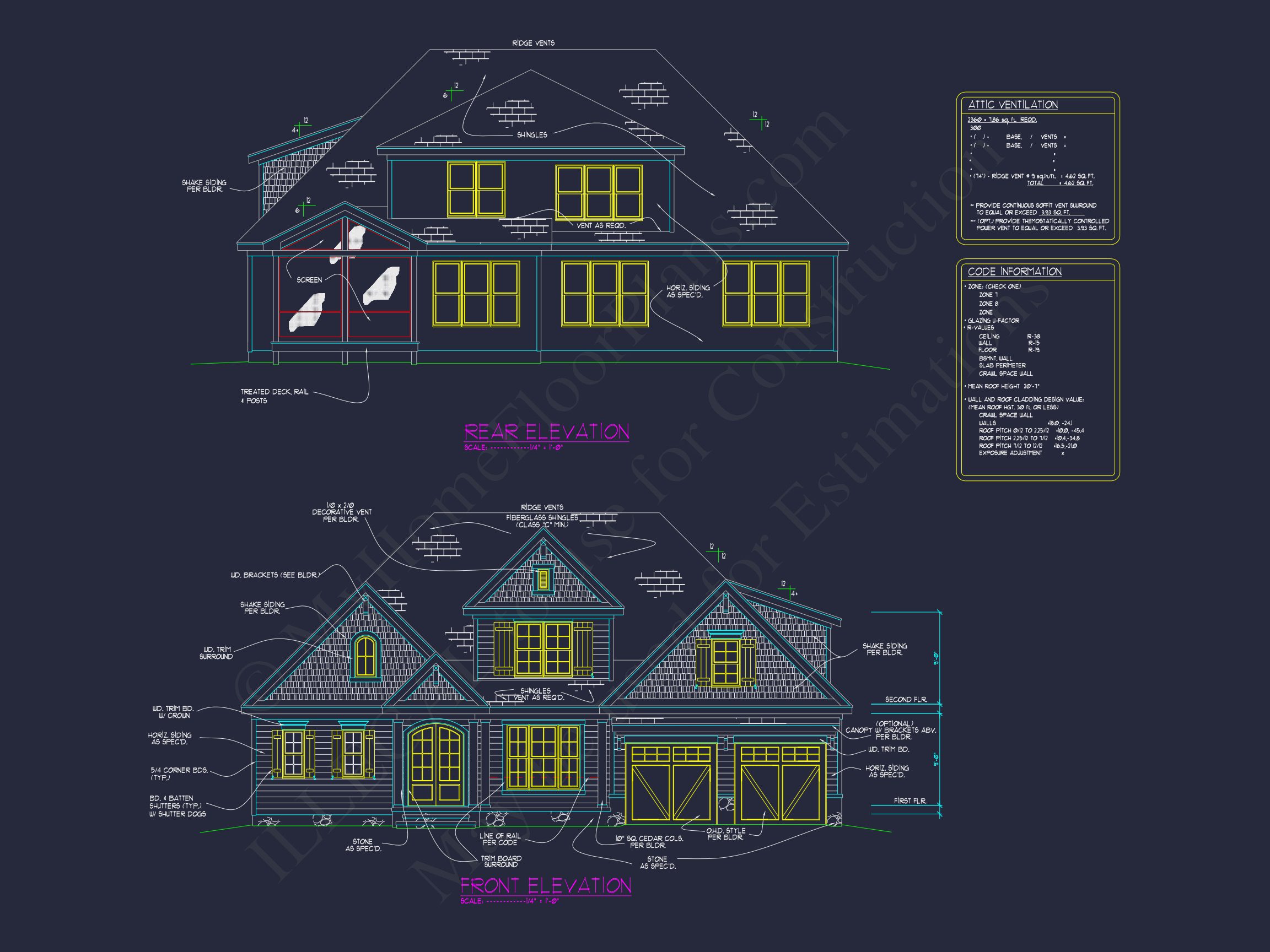 Stunning house Floor Plan: Architectural CAD & Designs