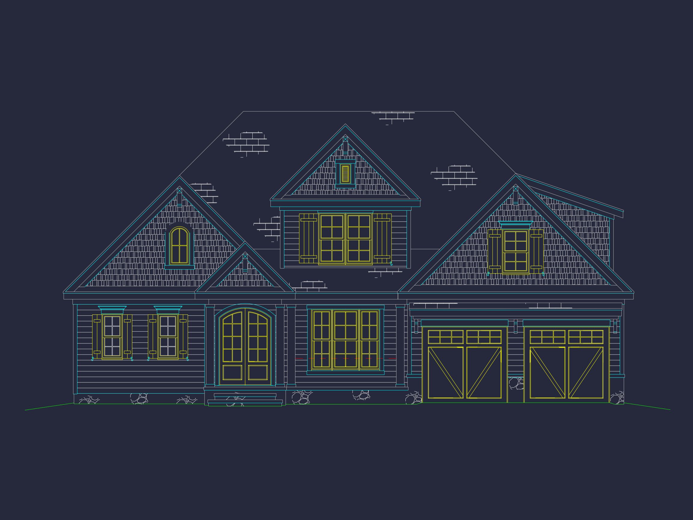 Stunning house Floor Plan: Architectural CAD & Designs