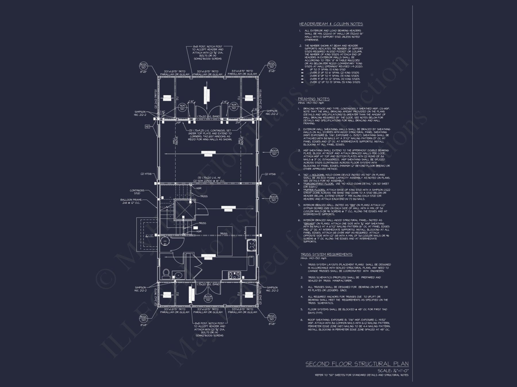 Stylish Beach house Floor Plan with CAD Designs and Blueprint